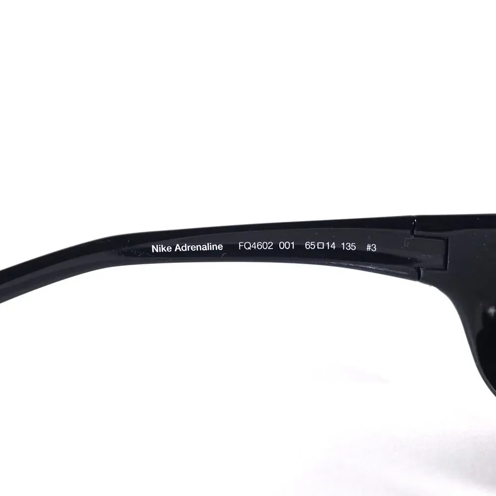 Nike Adrenaline Wraparound Sport Performance Mens Sunglasses-Black / Grey-NWT
